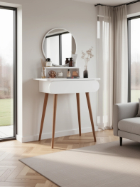 Трюмо белое воздушное 4-25920