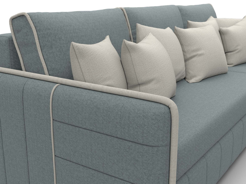 Диваны угловые в гостиную, Диван угловой Лига-078 угол универсальный, рогожка Амур