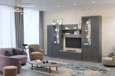 Стенки для гостиной, Модульная гостиная Карина композиция 24