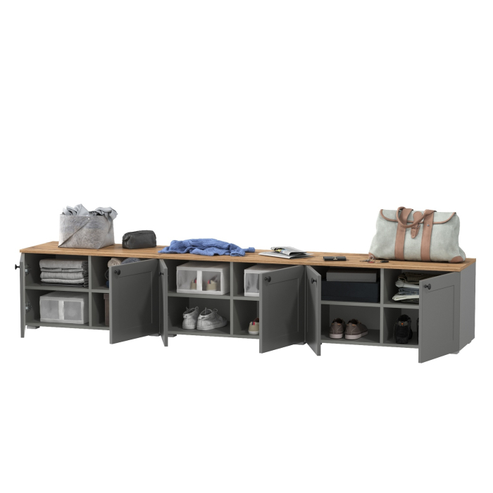 Прихожие, Три тумбы с двумя распашными дверками Остин