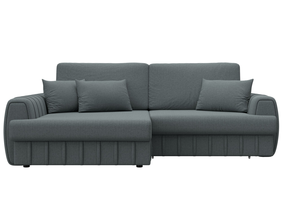 Диваны угловые в гостиную, Диван угловой Лига-057 НПБ угол левый, рогожка Амур