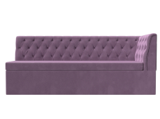 Диваны угловые кухонные, Диван кухонный Маркиз с углом справа, микровельвет