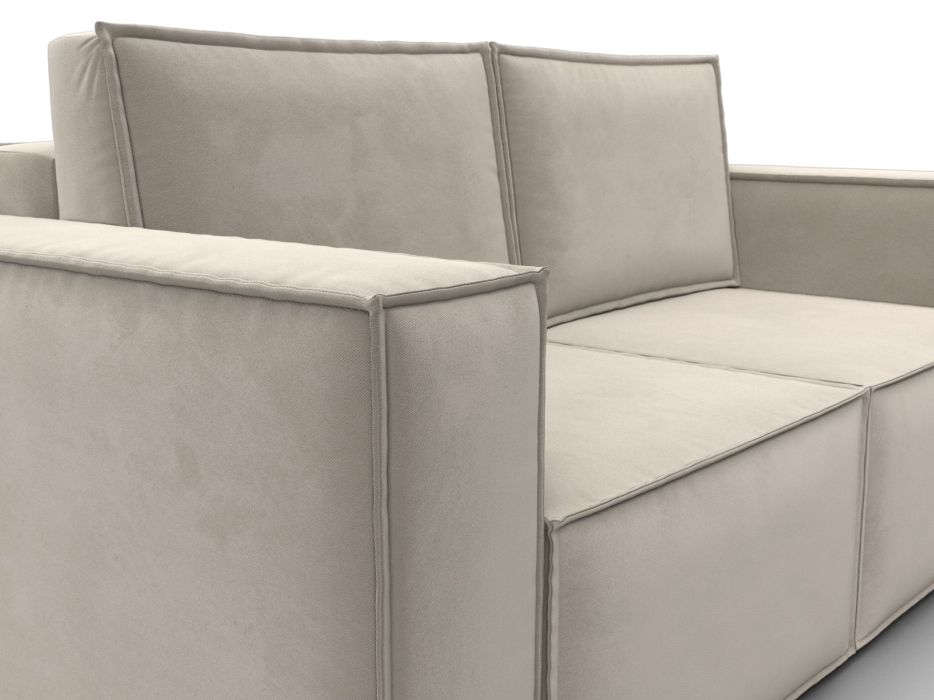 Диваны кровати со спальным местом, Диван прямой Куба мини, микровельвет