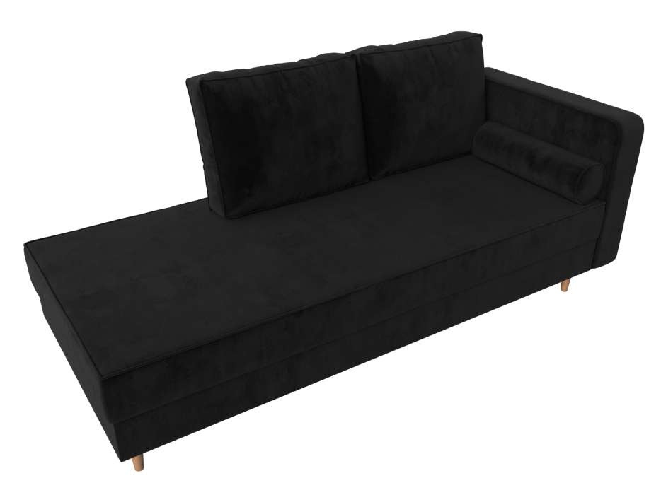 Кушетка кровать, Кушетка Прайм, велюр, правый угол