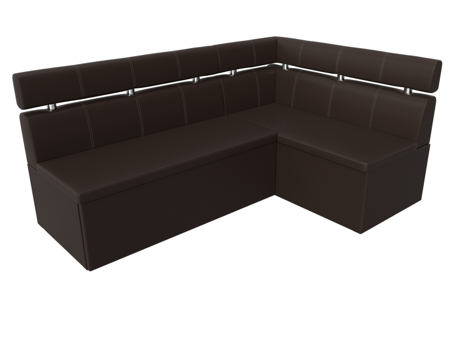Диваны угловые кухонные, Кухонный угловой диван Классик правый угол, экокожа