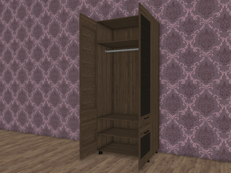 Шкафы двухстворчатые, Модульная система Камелия Шкаф ШК-2602