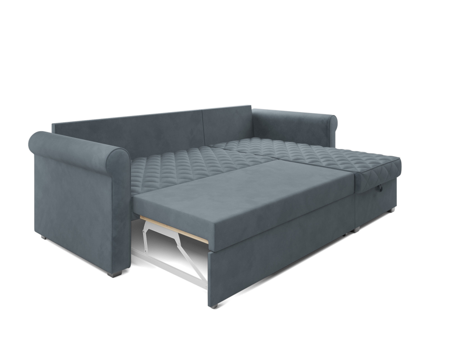 Диваны угловые в гостиную, Диван угловой Берлин (Велюр)