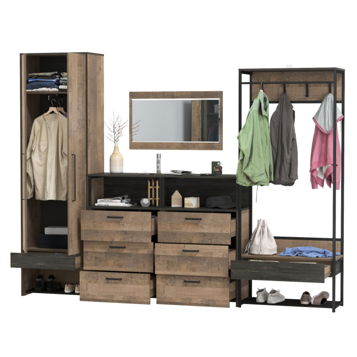 Прихожая, Прихожая Трувор в стиле лофт № 235