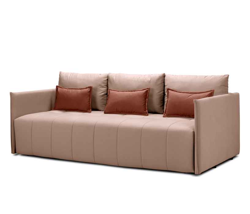 Диваны еврокнижки, Диван кровать прямой  Чилетти, микровелюр