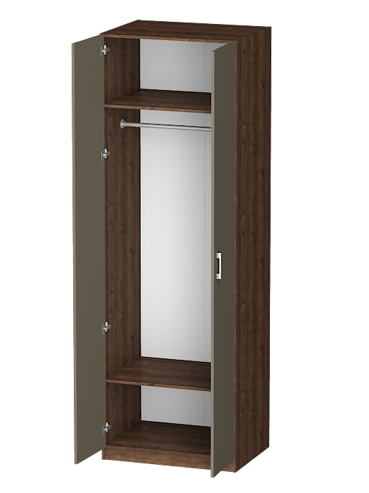 Для одежды, Распашной шкаф Лайф для одежды 80*60*240 Дуб экспрессив