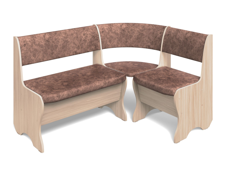 Кухонные уголки, Кухонный уголок Тюльпан Велюр №4