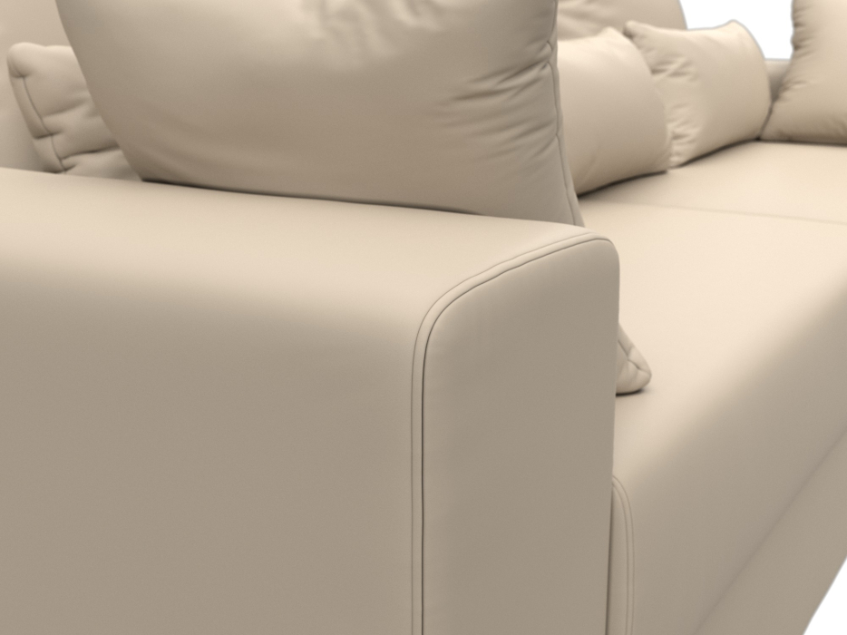 Диваны выкатные, Диван прямой Майами, экокожа