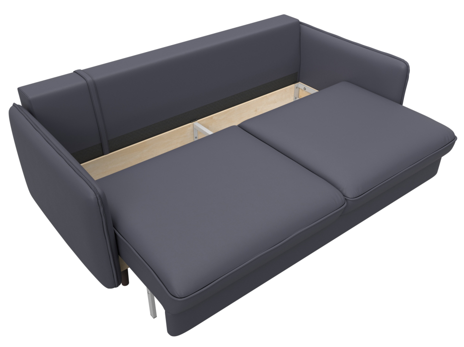 Диваны с ящиком для белья, Диван прямой Лига-064 НПБ, экокожа GRIFON