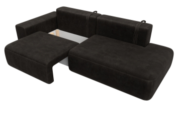 Диван прямой Лига-036 НПБ Модерн подлокотник слева, велюр BRUT