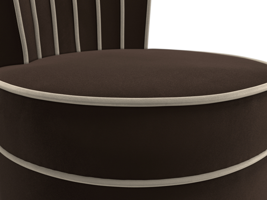 Пуфы дизайнерские, Пуф Ирис микровельвет