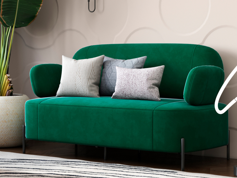 Офисные диваны, Диван STOOL GROUP Кэнди Велюр