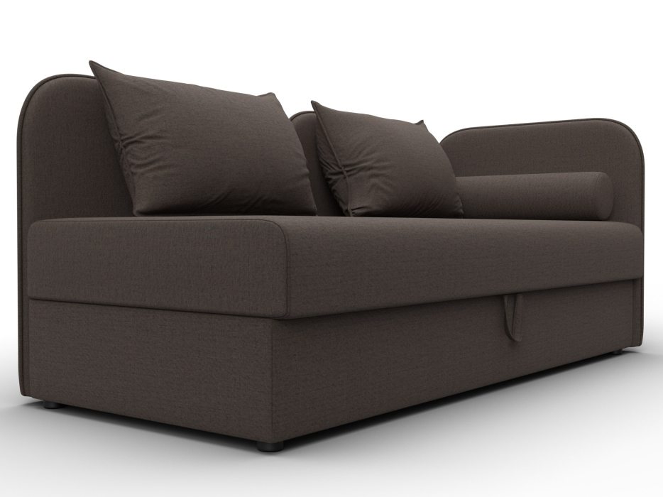 Диваны кровати прямые, Тахта Лига-094 НПБ, рогожка Амур