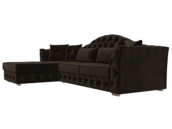 Диван угловой Артис левый угол, микровельвет