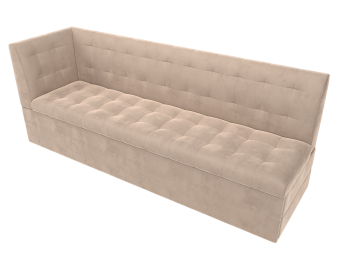 Кухонный диван Бриз с углом слева, велюр