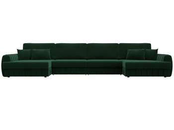 Диван П-образный Лига-057 НПБ Лонг, велюр SEVEN