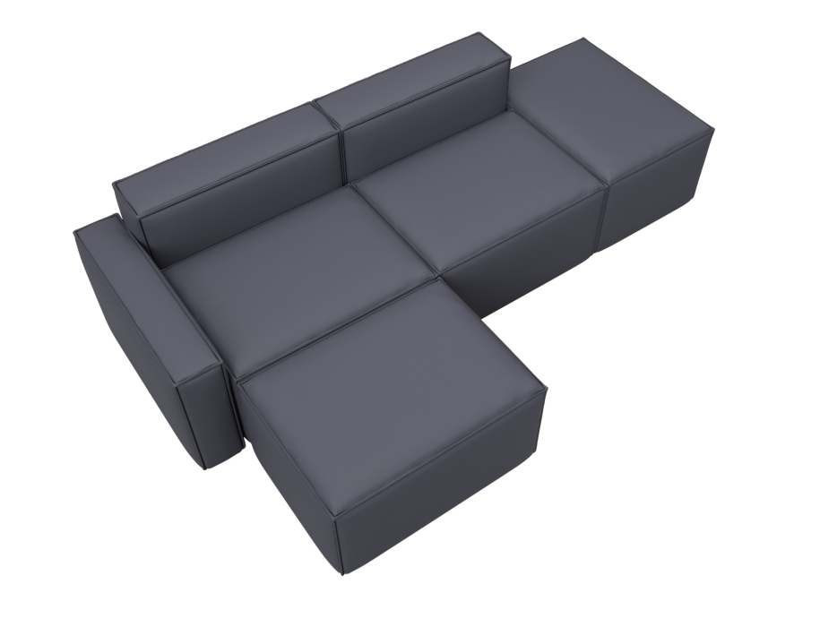 Диваны угловые в гостиную, Диван угловой модульный Лига-063 угол левый, экокожа GRIFON