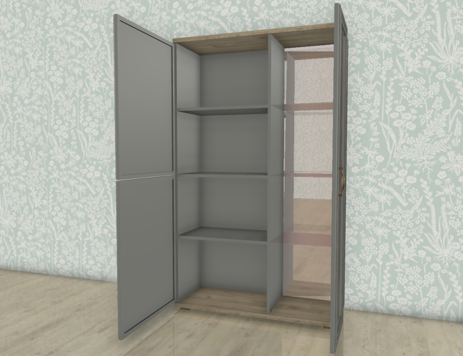 Шкафы двухстворчатые, Модульная система Карина Шкаф ШК-1082