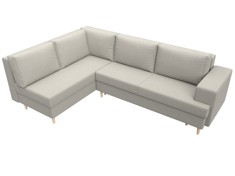 Диваны угловые в гостиную, Диван угловой Сильвана левый угол, рогожка Амур