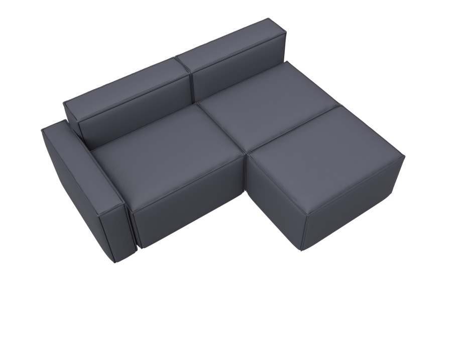 Диваны угловые в гостиную, Диван угловой модульный Лига-063 угол левый, экокожа GRIFON