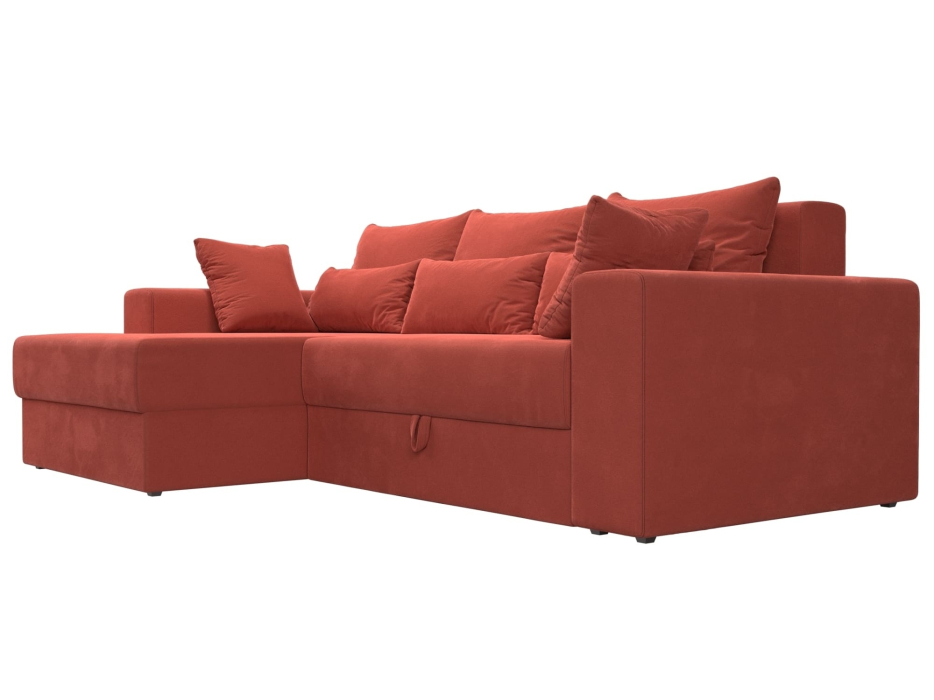 Диваны угловые, Диван угловой Мэдисон НПБ, микровельвет, левый угол