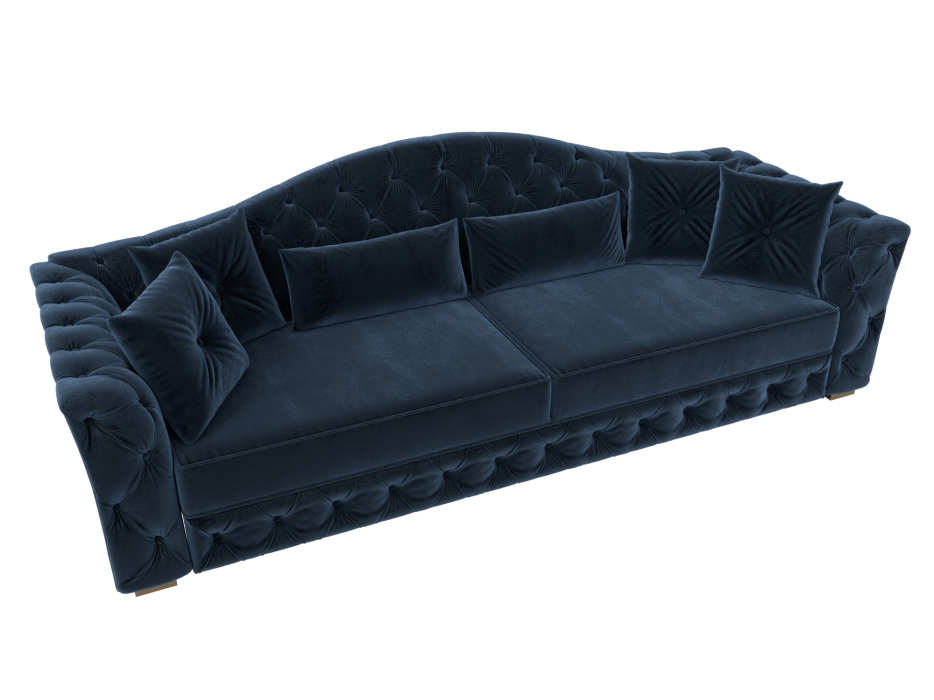 Диваны кровати со спальным местом, Диван прямой Артис, велюр TOWER