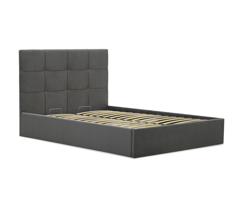 Мягкая кровать, Двуспальная кровать НАВИ 180х200, с подъемным механизмом, велюр