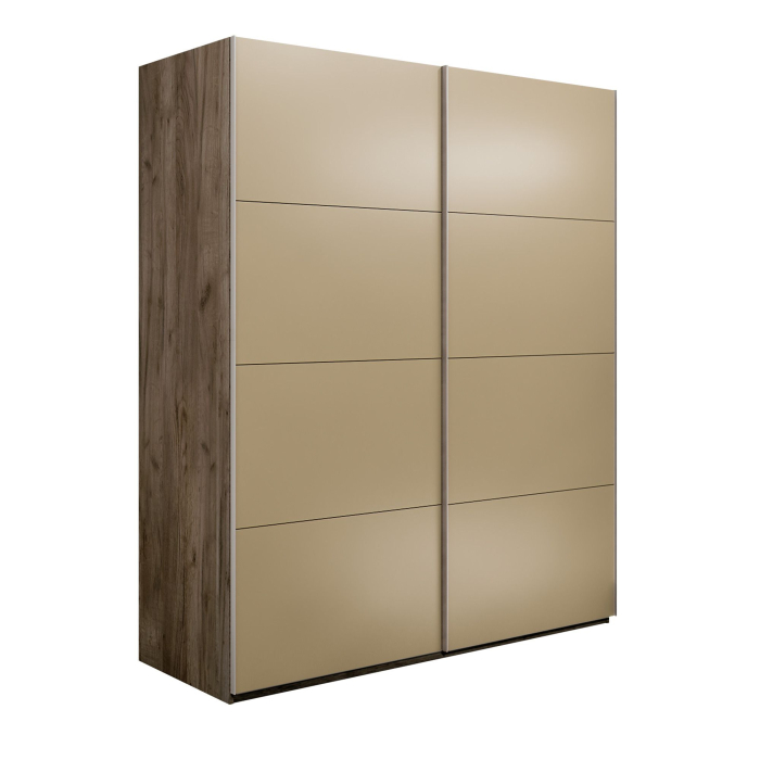 Шкафы-купе 2-х дверные, Шкаф-купе Эста 2-х дверный Стекла фисташка/Доводчик 180х66х240