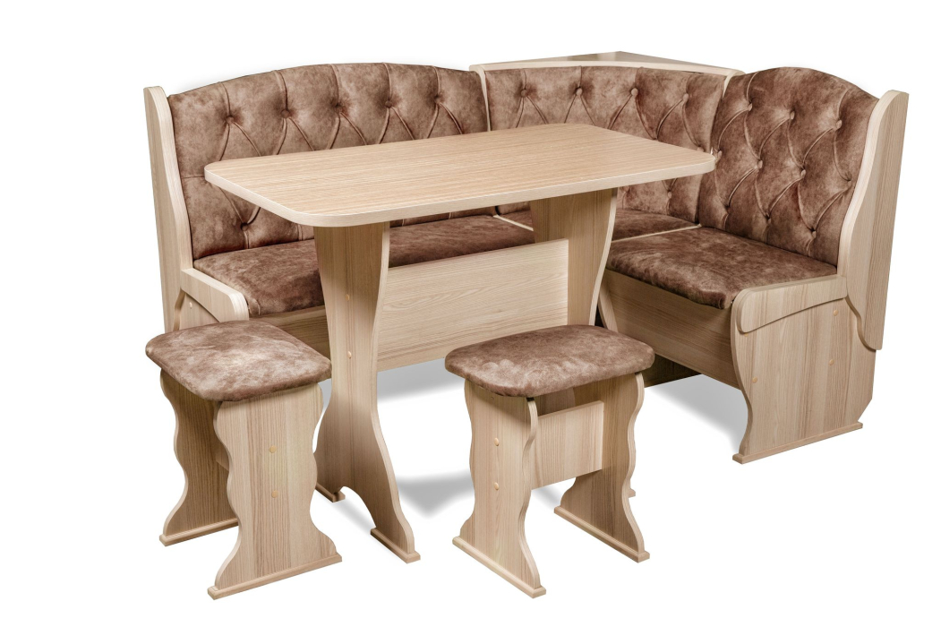 Кухонные уголки, Кухонный уголок Орхидея-Люкс №5 Велюр