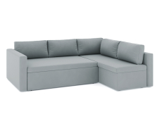 Диваны угловые в гостиную, Диван-кровать угловой Мансберг дельфин, велюр