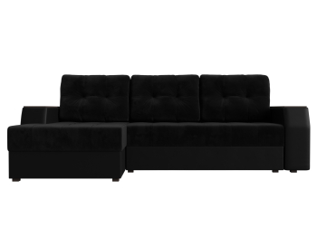 Угловой диван Эмир БС левый угол, велюр / экокожа