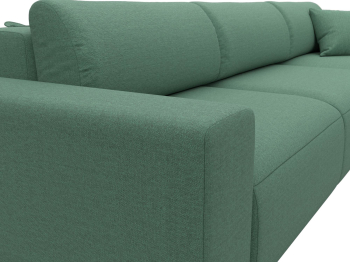 Диван угловой Лига-036 НПБ Классик Лонг правый угол, рогожка Амур