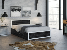 Кровати 120 см, Кровать Титан Лофт 120 белый