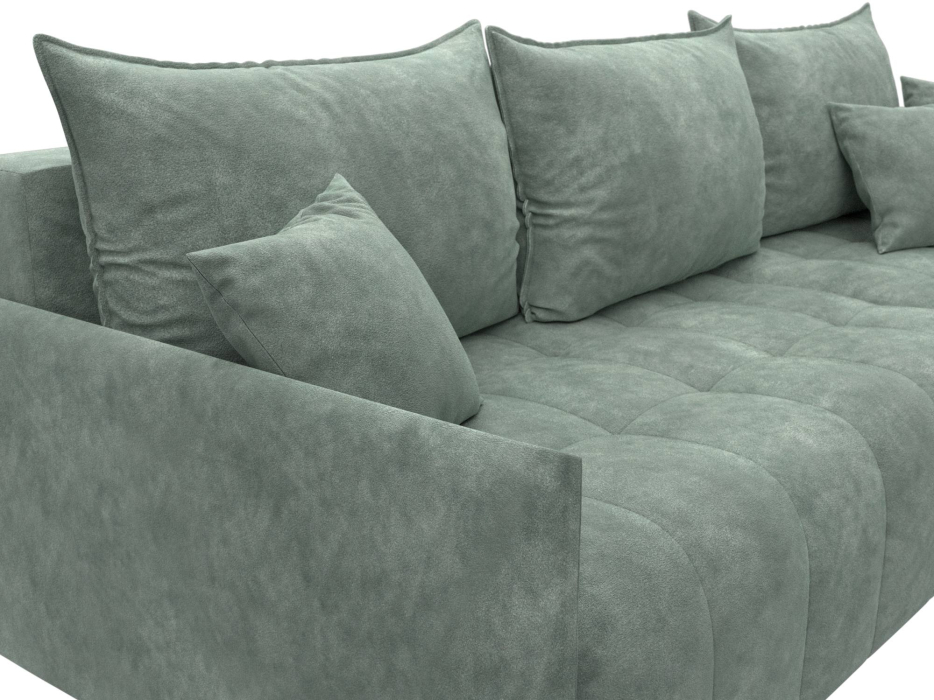 Диваны угловые в гостиную, Диван угловой Лига-054 НПБ угол универсальный, велюр BRUT