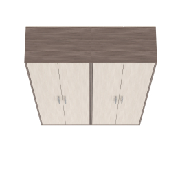 Два шкафа для одежды Домино 2-3430