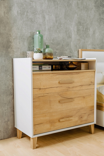 Спальные гарнитуры, Спальня Айрис. Комплект 2, дуб золотистый