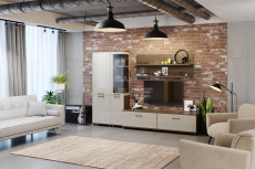 Стенки для гостиной, Модульная гостиная Грейс композиция 2  Гикори Джексон Темный