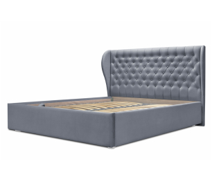 Кровать Мишель 1200 с подъемным механизмом, микровелюр