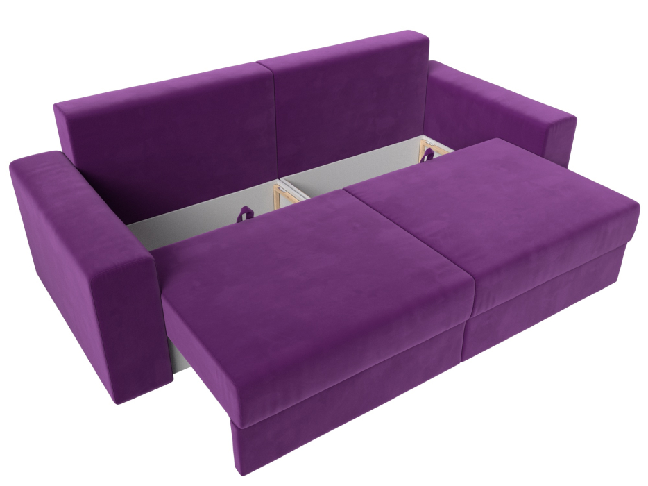 Диваны выкатные, Диван прямой Майами, микровельвет