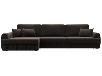 Диван угловой Лига-057 НПБ Лонг угол левый, велюр SEVEN