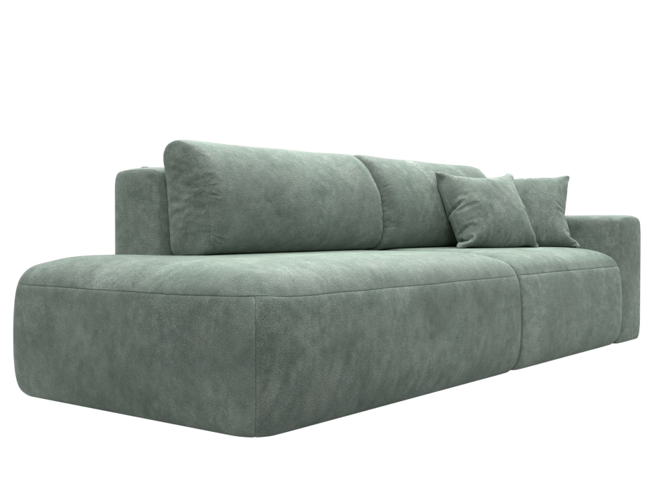 Диваны еврокнижки, Диван прямой Лига-036 НПБ Модерн подлокотник справа, велюр BRUT