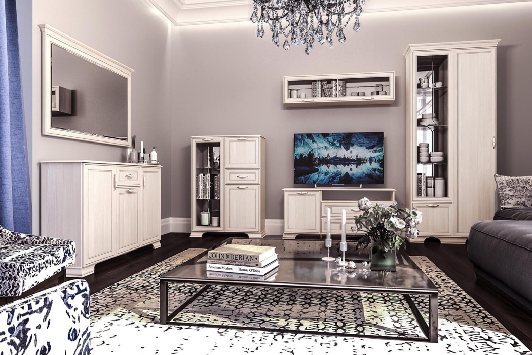 Шкафы одностворчатые, Шкаф-пенал Венеция 19