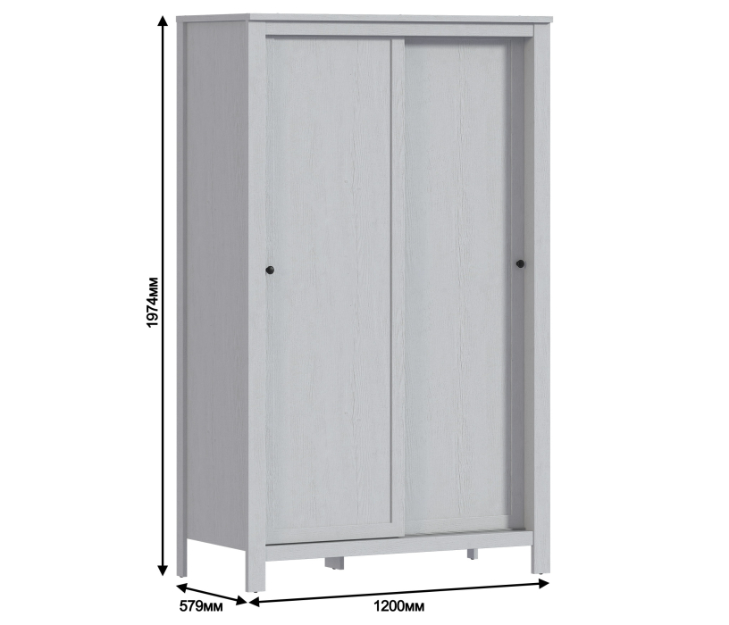 Шкафы-купе, Гермес СБ-3094 Шкаф-купе 2-х дверный (1200)