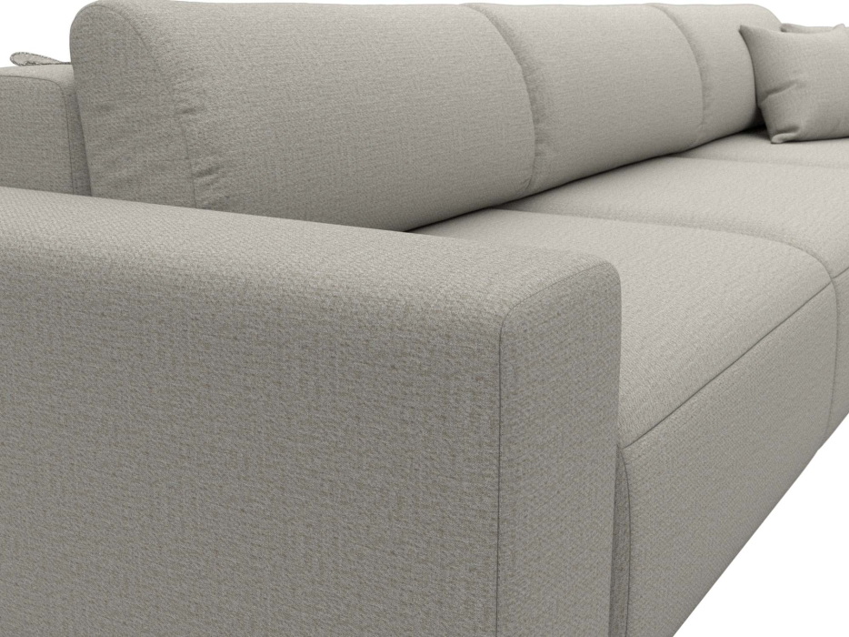 Диваны еврокнижки, Диван прямой Лига-036 НПБ Классик Лонг, рогожка Амур