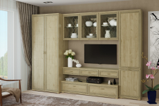 Стенки для гостиной, Модульная гостиная Карина композиция 23