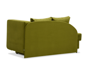 Кушетка ИБИ, еврокнижка, правый угол, велюр